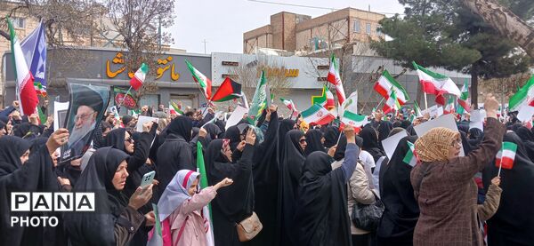 حضور پر شور مردم ولایت مدار نیشابور در راهپیمایی روز قدس 