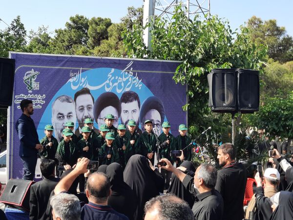 وداع با سید الشهدا خدمت