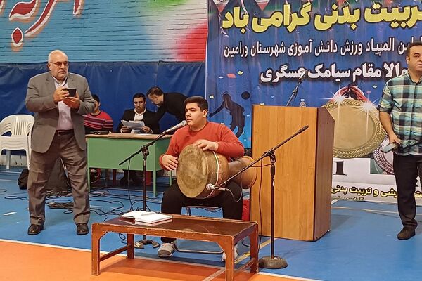 مراسم اختتامیه اولین المپیاد ورزش دانش‌آموزی شهرستان ورامین 