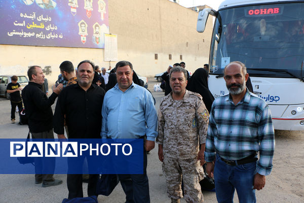 اعزام کاروان راهیان نور بسیج فرهنگیان قم به مناطق شمال‌غرب کشور