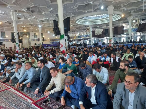 بزرگداشت شهدای اقتدار با حضور مردم شیعه و اهل سنت تربت‌جام