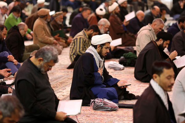 مراسم عزاداری سالروز شهادت امام هادی(ع) در حرم حضرت معصومه(س)