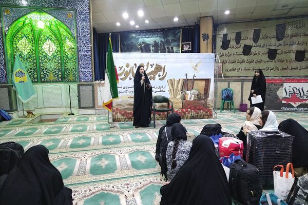 آغاز سفر دختران چهاردانگه به سوی دیار نور و سرزمین مقدس