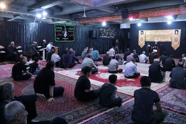 عزاداری شهادت امام جعفر صادق (ع) در آبیک 