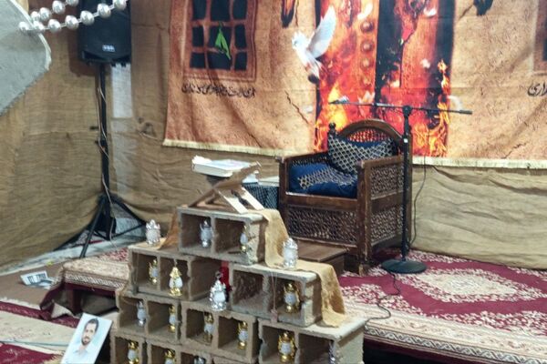 همایش عزاداری فاطمیه در حوزه علمیه شهرستان لردگان