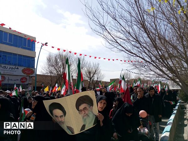 راهپیمایی روز قدس در شهر جهانی یزد