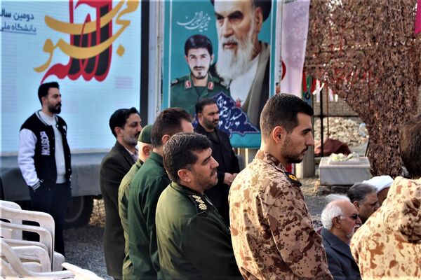 مراسم دومین سالگرد خاکسپاری شهید گمنام آموزشکده فنی دختران قم