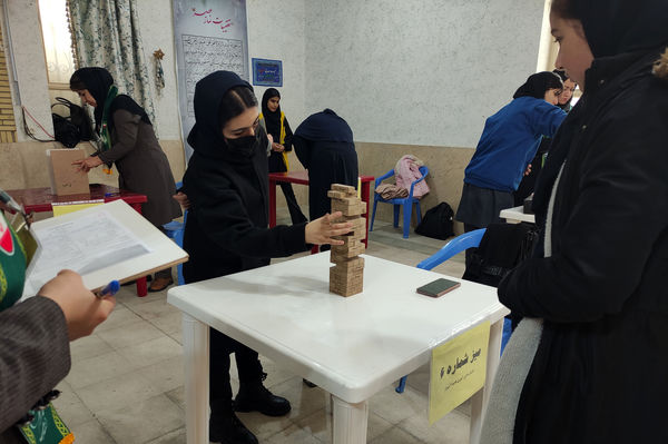 برگزاری مسابقات بازی فکری رشته جنگا ناحیه 4 شیراز