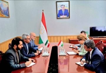 دیدار سخنگوی وزارت خارجه با وزیر فرهنگ تاجیکستان