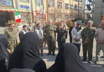 رزمایش گردان بیت المقدس گروهان 3 فرهنگیان سپاه امام رضا در ناحیه۶ مشهد 