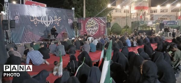 مراسم عزاداری و اجتماعات شبانه مردم مهستان  در دومین شب محرم 