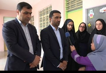 بازدید از اجرای طرح های نماد و سلامت در مدارس برازجان