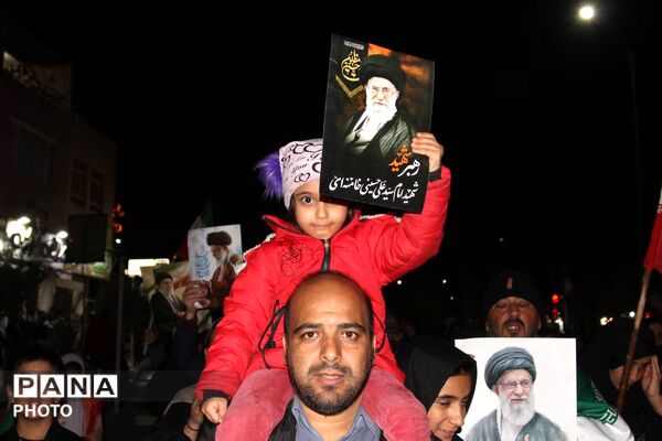 عزاداری هیات‌های امامشهر یزد در سوگ رهبر کبیر انقلاب اسلامی