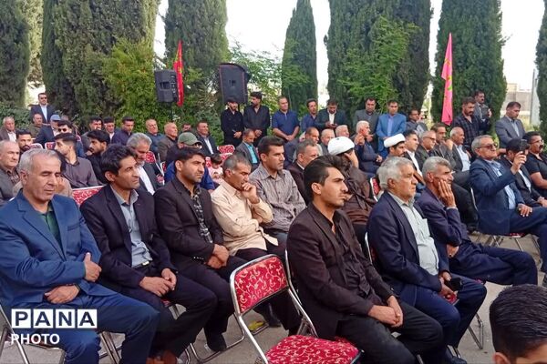 مراسم گرامیداشت چهلمین روز شهادت شهید علی کیانی در گلزار شهدای یاسوج