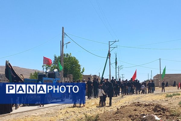 مراسم گرامیداشت تاسوعای حسینی در روستای گزکوه 