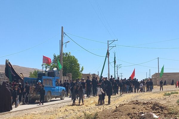مراسم گرامیداشت تاسوعای حسینی در روستای گزکوه 