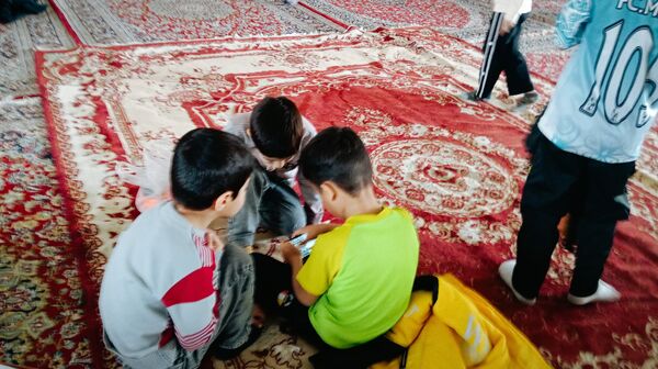 حضور کودکان در نماز جمعه کاشمر 