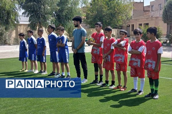 آیین افتتاحیه زمین چمن مصنوعی دبستان علی بن ابیطالب (ع) باقرشهر 