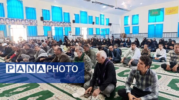 اجتماع بزرگ مردم دیشموک در محکومیت شهادت مظلومانه سید حسن نصرالله