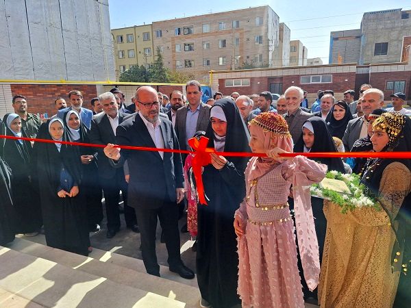 افتتاح 2 مدرسه جدید در شهرک وحدت نگارستان شهرستان فردیس 