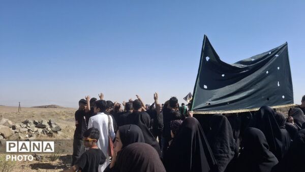 عزاداری شهادت اباعبدالله الحسین(ع) در روستای ابرجس