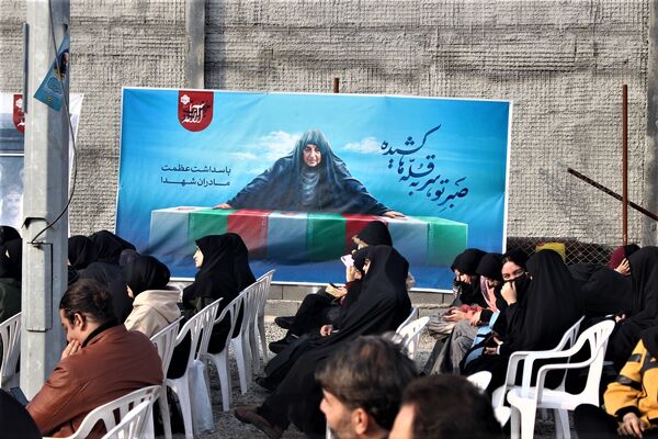 مراسم دومین سالگرد خاکسپاری شهید گمنام آموزشکده فنی دختران قم