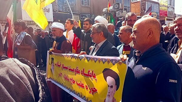 مردم کاشمر با سر دادن فریاد مرگ بر اسرائیل روز قدس را گرامی داشتند