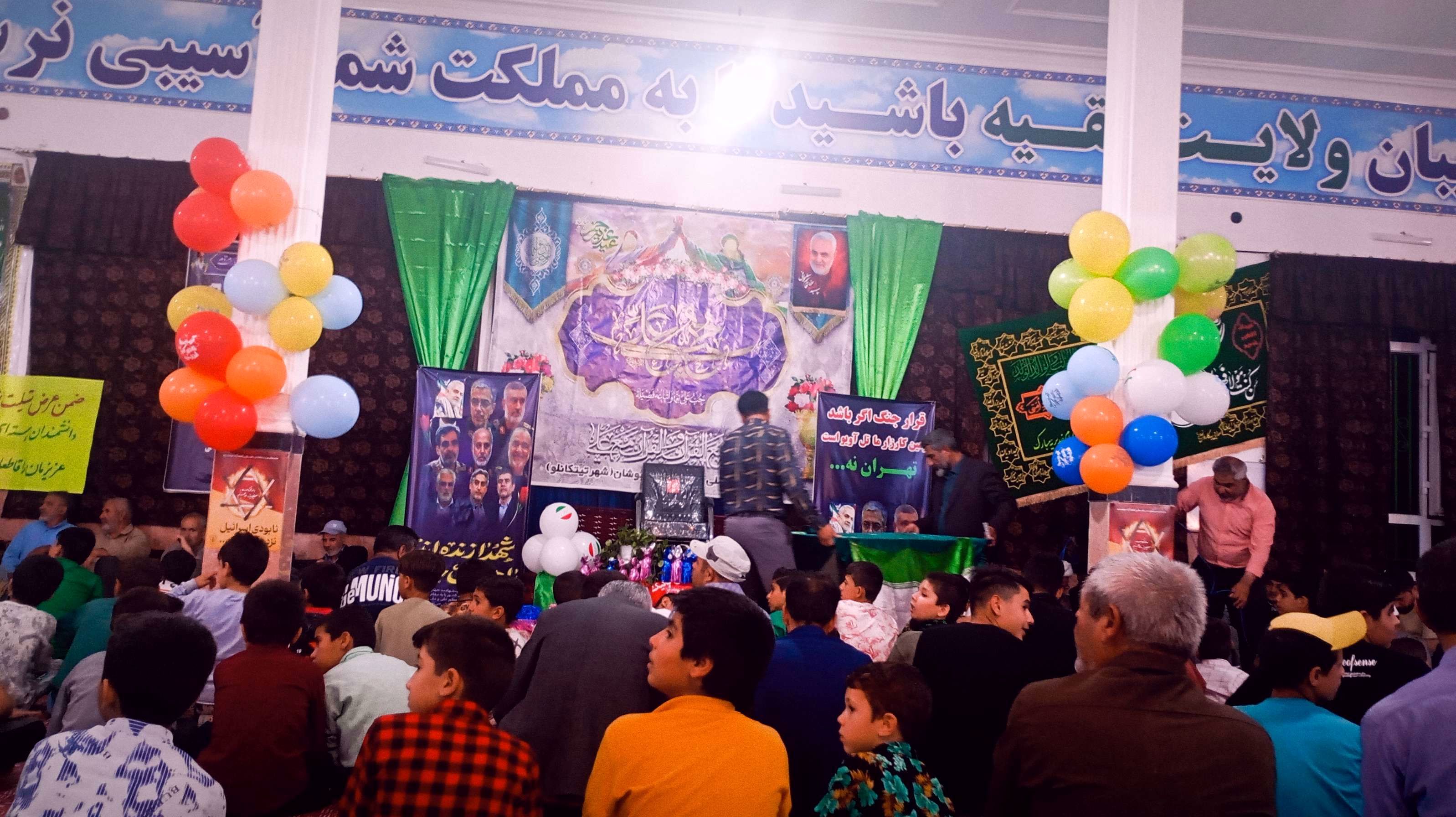 مراسم عید غدیرخم در مسجد جامع شهر تیتکانلو 