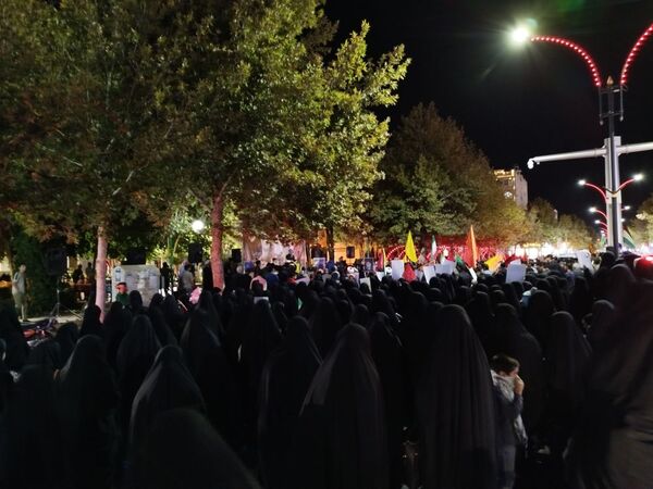 تجمع مردم کاشمر در محکومیت شهادت سیدحسن نصرالله