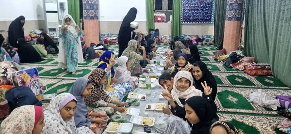 حضور پرشور پیشتازان سیریک در اعتکاف دانش‌آموزی