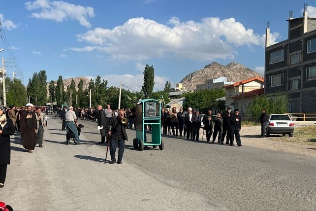 آیین طشت گذاری در روستای خوجین شهرستان خلخال