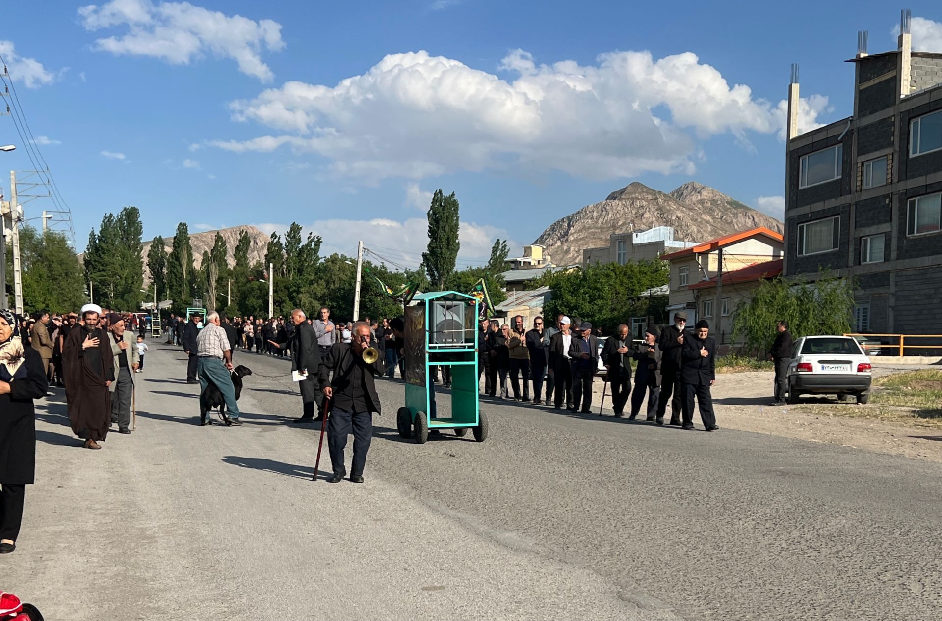 آیین طشت گذاری در روستای خوجین شهرستان خلخال