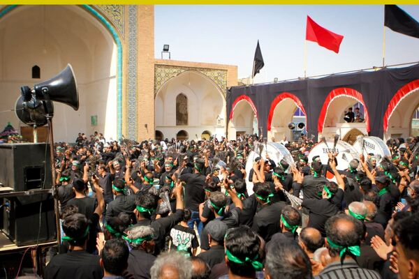 مراسم عاشورای حسینی در مشهد اردهال کاشان