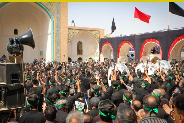 مراسم عاشورای حسینی در مشهد اردهال کاشان