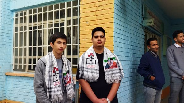 زنگ استکبار ستیزی در دبیرستان شاهد ابوذر غفاری نیشابور 