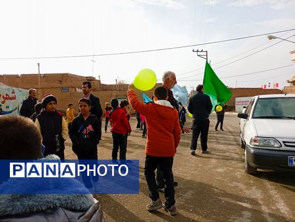 جشن ولادت حضرت مهدی (عج) در روستای فدافن