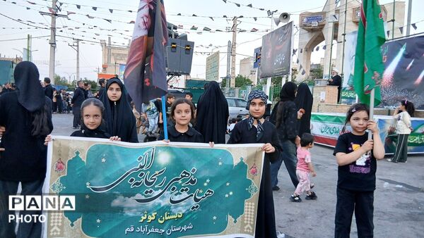 نوای احلی من العسل به یاد قاسم کربلا در جعفرآباد