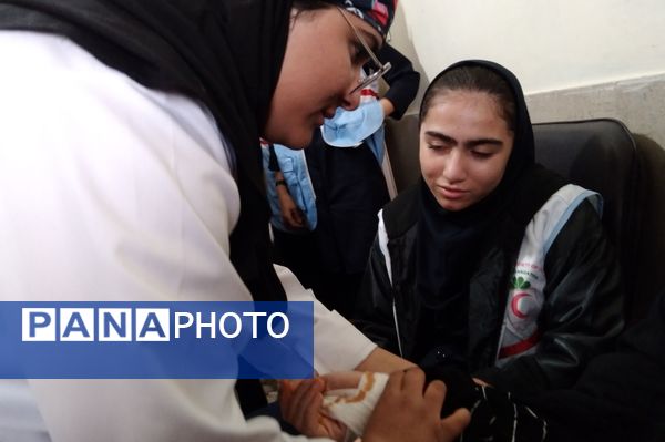 اجرای مانور زلزله و ایمنی در مدارس ناحیه 3 شیراز 