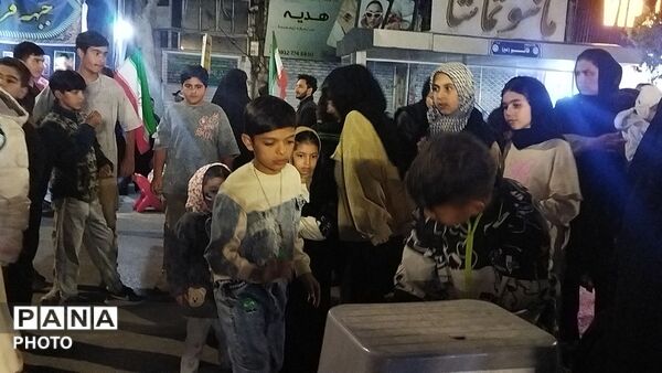 موکبی به رنگ مقاومت و دشمن ستبزی ویژه کودکان نیشابوری