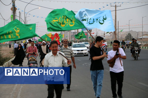 شادپیمایی مردم قم به مناسبت عید غدیر-1