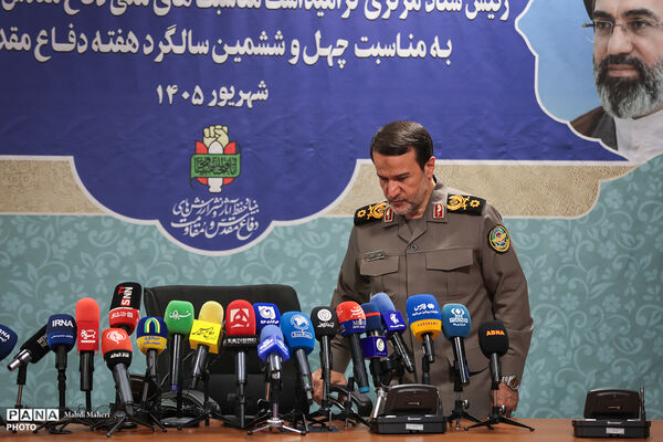 نشست خبری سالگرد هفته دفاع مقدس