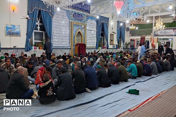 ضیافت افطاری در شب بیست و سوم ماه مبارک رمضان مسجد جامع شهر بار 
