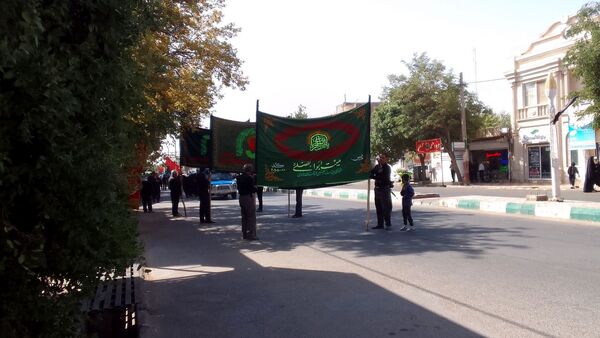 راهپیمایی جاماندگان اربعین حسینی در باخرز 