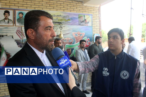 آیین افتتاح و بهره برداری از هنرستان 12 کلاسه انقلاب اسلامی بوشهر