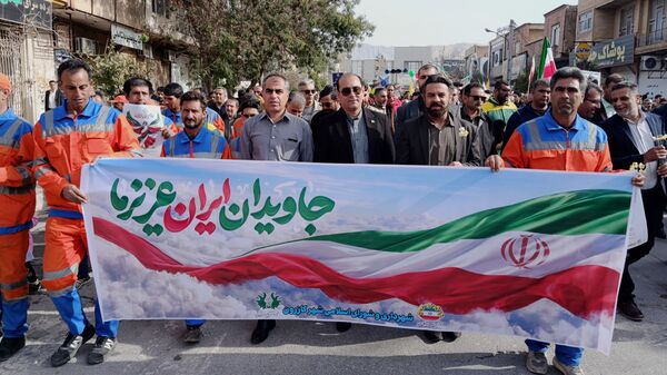 خروش پرشور مردم کازرون در جشن 47 سالگی پیروزی انقلاب اسلامی