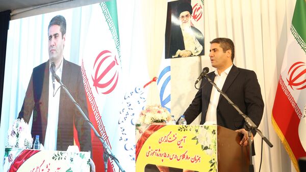 خشت گذاری ۵ پروژه‌ عمرانی منطقه ۵ آموزش و پرورش شهر تهران