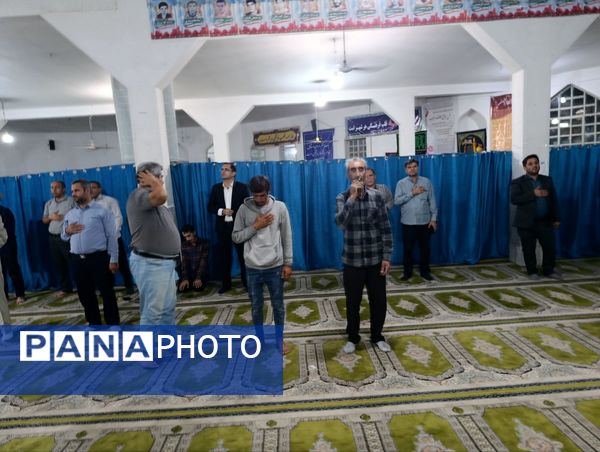 مراسم بزرگداشت شهدای دولت در مسجد جامع آشخانه