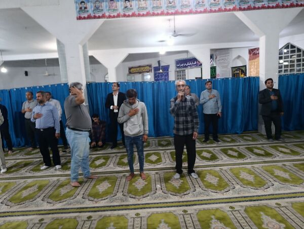 مراسم بزرگداشت شهدای دولت در مسجد جامع آشخانه
