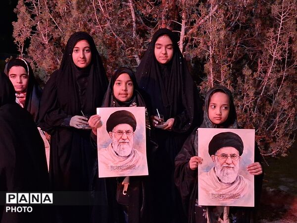 موکب شجره طیبه در دبستان دخترانه علمدارحسینی تفت
