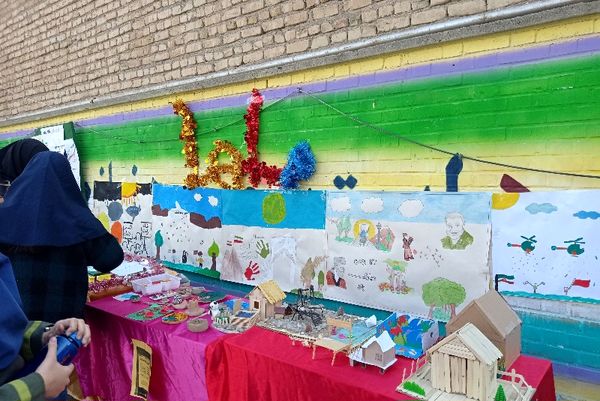 جشنواره ماها در دبستان ربابه هاشمیان یزدی شیروان